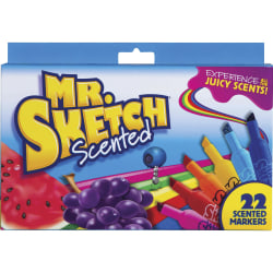 Mr. Sketch Scented Markers - Chisel Marker Point - Assorted Ink - 1 Pack