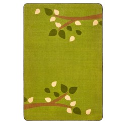 Carpets for Kids® KIDSoft™ Branching Out Decorative Rug, 4’ x 6', Green