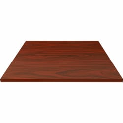 Lorell Hospitality/Conference Tabletop, 36"W x 36"L, Mahogany, 87243