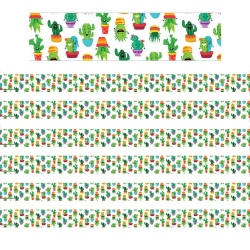 Eureka Deco Trim Packs, 37’ x 2-1/4", A Sharp Bunch Tossed Pattern, Set Of 6 Packs