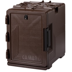 Cambro S-Series Ultra Pan Carrier, 25"H x 18"W x 26-1/4"D, Dark Brown
