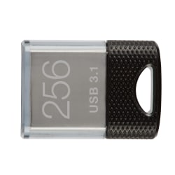 PNY ELITE-X FIT USB 3.1 Flash Drive, 256GB, Black/Gray