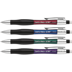 Paper Mate® Comfortable Ultra Mechanical Pencil, #2 Lead, Medium Point, 0.7 mm, Assorted Colors