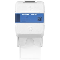 Zebra Shipping / Mailing Label - - DiameterCartridge - Permanent Adhesive - Rectangle - Direct Thermal - White - Paper - 280 / Cartridge - 280 Label