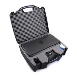 CASEMATIX Custom Case For HP OfficeJet 250 Wireless Printer, Ink Cartridges And Power Cable, 6"H x 15"W x 16"D