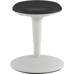 HON® Revel Adjustable Height Fidget Stool, Black/Loft