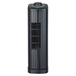 Optimus® 3-Speed Portable Ultra-Slim Desktop Oscillating Tower Fan, 14-In., Black
