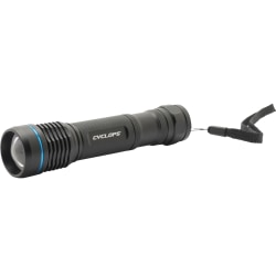 Cyclops Steropes 6W 700-Lumen Rechargeable LED Flashlight, Black