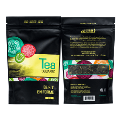 Tea Squared Be Fit Loose Leaf Tea, 2.8 Oz, Carton Of 6 Bags