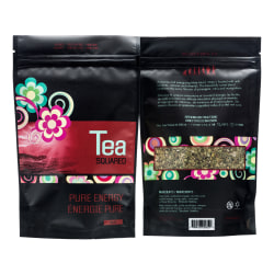 Tea Squared Pure Energy Loose Leaf Tea, 2.8 Oz, Carton Of 6 Bags