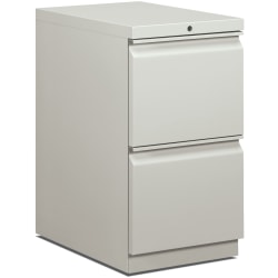 HON® Brigade 15"W 2-Drawer Mobile Pedestal, Loft