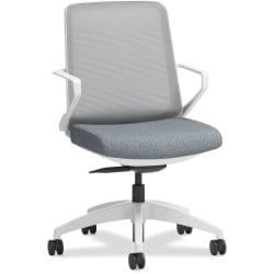 HON® Cliq Ergonomic Mid-Back Light Task Chair, Basalt/Designer White