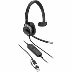 Poly Mission 615 Monaural USB Wired Headset, C01C3A6