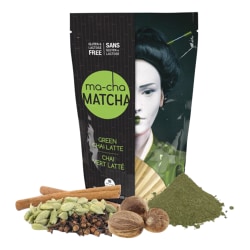 Ma-Cha Green Chai Latte Mix, 7.9 Oz, 12 Per Box, Carton Of 6 Boxes