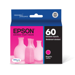 Epson® 60 DuraBrite® Ultra Magenta Ink Cartridge, T060320-S