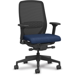HON® Nucleus Ergonomic Mesh-Back Work Chair, Navy/Black