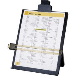 Sparco Easel Document Holder with Highlight Guide - 1 Each - Black