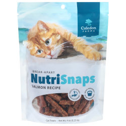 Caledon Farms Break-Apart NutriSnaps Cat Treats, Salmon, 4 Oz, Total Qty 6