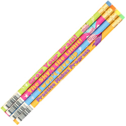 J.R. Moon Pencil Co. Pencils, No. 2, Medium, Growth Mindset, Box Of 144 Pencils