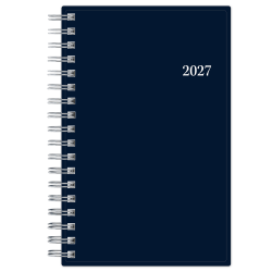 2027 Blue Sky Passages Solid Navy Weekly/Monthly Planning Calendar, 3.625x6.125, 0%, PP, Jan-Dec, RY27