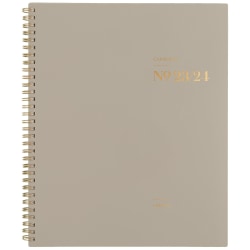 2023-2024 Cambridge® WorkStyle Classic Academic Weekly/Monthly Planner, 8-1/2" x 11", Taupe, July 2023 To June 2024, 1606-905A-45