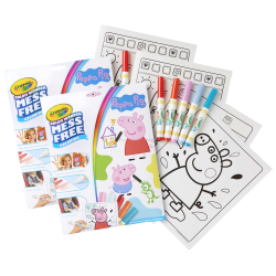 Crayola Color Wonder Mess-Free Coloring Pad & Markers, Peppa Pig, Pack Of 2 Sets