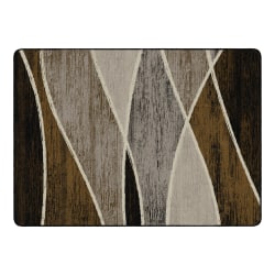 Flagship Carpets Waterford Rectangular Area Rug, 6' x 8-1/3', Chocolate