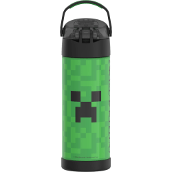 Thermos Licensed FUNtainer Hydration Bottle, 16 Oz, Minecraft