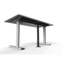 Fellowes® Conceal Cable Management Spine With Detachable Links & Weighted Base, 53-1/2" x 2-15/16", Black