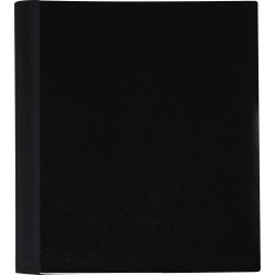 Office Depot Brand Stellar Notebook With Spine Cover, 8-1/2" x 11", 5 Subject, College Ruled, 200 Sheets, Black