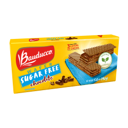 Bauducco Foods SUGAR FREE CHOCOLATE WAFERS, CASE OF 18-5 oz.