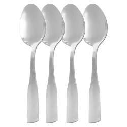 Gibson Home Classic Profile Tea Spoon 4-Piece Set, Silver