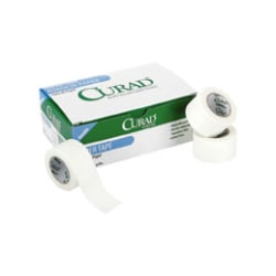 Curad® Paper Adhesive Tape, 2" x 10 Yd, Box Of 6 Rolls