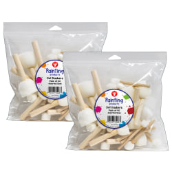 Hygloss Dot Daubers, 4 Sizes, 40 Per Pack, Set Of 2 Packs