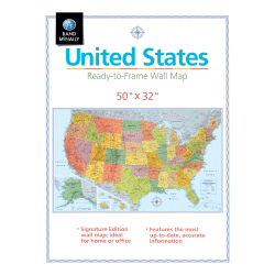 Rand McNally Signature United States Wall Map