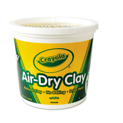 Crayola Air-Dry Clay - Art Classes - 1 Each - White