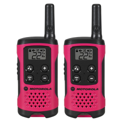 Motorola Talkabout T107 Two-Way Radio, Pink