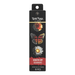 Brea Reese® Scratch Art Bookmarks, Insects, Set Of 10 Bookmarks
