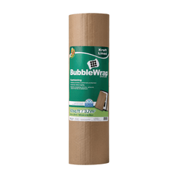 Duck® Kraft-Lined Bubble Wrap Cushioning, 24" x 20', Brown