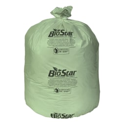 Pitt Plastics Liner BioStar, 43x48, 1Mil, Green