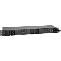 Tripp Lite PDU Basic 230V 32A 7.4kW C19 4 Outlet IEC309 Blue Horizontal 1URM - IEC 60309 32A BLUE (2P+E) - 4 x IEC 60320 C19 - 230 V AC - 7.70 kVA - 1URM Horizontal Rackmount, Wall Mountable, Under-counter