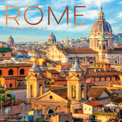 2025 Willow Creek Press Wall Calendar, 12" x 12", Rome, January 2025 To December 2025, 46814