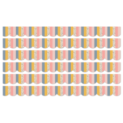 Carson Dellosa Education Scalloped Bulletin Board Borders, We Belong Stripes, 39' Per Pack, Set Of 6 Packs