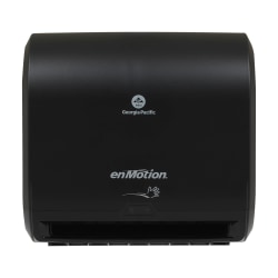 enMotion® Impulse® 10" 1-Roll Automated Touchless Paper Towel Dispenser, 59488A, 14"H x 14.6"W x 9.25"D, Black, 1 Dispenser