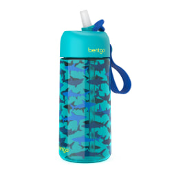 Bentgo Kids Prints Tritan Water Bottle, Shark