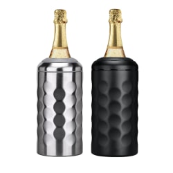 Dorado Wine Chiller, 9" x 3-1/2", Silver/Chrome/Rose Gold