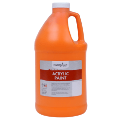 Handy Art Student Acrylic Paint, 64 Oz, Chrome Orange