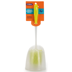 ETERNA Sanitary Toilet Brush, With Base, 16"