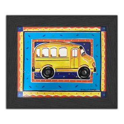 Timeless Frames® Children’s Framed Art, 10" x 8", School Bus