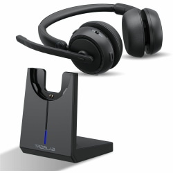 TREBLAB C7-Pro Wireless Bluetooth Headset, 45H Playtime, Bluetooth 5.3, 40mm Drivers, Type-C Fast Charging, IPX4 Waterproof - C7PRO